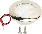 LED Puck Light, 12VDC 1W Recessed Mount Ceiling Light Daylight White 5500-6300K RV Boat Interior Light