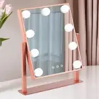 Makeup Mirror with Lights, Hollywood Mirror Lighted Vanity Mirror with 9 LED Bul