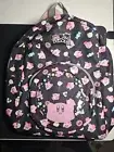 Kirby Sweet Prints Black Clear Pocket Backpack Character Daypack Bag New Japan