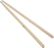 CATIEBYE 1 Pair Classic Maple Drumsticks Wooden Drumsticks for Percussion Smooth Finish for Comfortable Grip for Drums and Dumb Drums for Beginners and Professionals