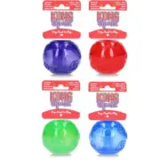 KONG Squeezz Ball Squeaker Bounce Squeaky Ball Dog Fetch Toy~ PICK SIZE & COLOR