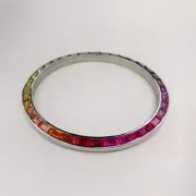 41mm 36mm Custom Colorful Rainbow Watch Bezel Fit For Rolex Datejust