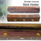 Pad Insense Burner Wood Incense Holder Hollow Carving Censer Incense Box