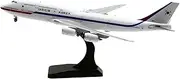 Pre-Built Model Aircraft 19CM 1/400 Scale Alloy Replica Airplane for South Korean Air Force B747-8 HL7643 Finished Aircraft Model Miniature Airplane Model