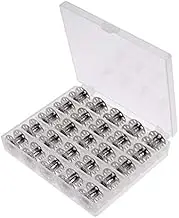 25pcs Universal Metal Bobbin Spool with case for Standard Household Sewing Machine Brother Singer Bernina Pfaff Elna Babylock Kenmore Juki