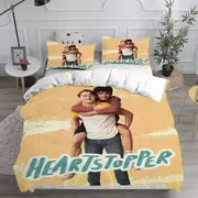 v4682 Bed Sheets Cosplay Heartstopper Charlie Nick Duvet Cover Bedding Set Pillowcase Bed Sheets IU4682