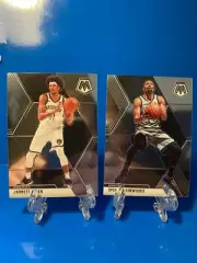 2020 Panini Mosaic Brooklyn Nets Lot(2) Jarrett Allen & Spencer Dinwiddie