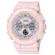 【CASIO 卡西歐】BABY-G 少女甜心樹脂腕錶 淺粉 BA-130WP-4A_43.3mm