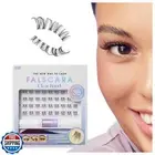FALSCARA Clear Band False Eyelashes, Lash Extension Kit, Feathery and Wispy,