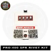 SPR Self Piercing Rivet Kit Includes 400pcs 5.3x4mm - 5.3x5mm - 5.3x6mm- 5.3x8mm