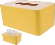 Cabilock Elegant Wooden Tissue Box Holder Napkin Container Car Tissue Box Stylish and Practical Design