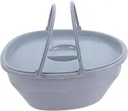Homoyoyo Camping Toilet Bucket Liner Portable Potty for Seniors Comfortable Seat Easy to Clean for Setting