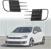 2 Pcs Front Bumper Side Fog Light Grilles Compatible For VW GT-I Golf MK6 VI GT-I GTD 2009 2010 2011 2012 2013 5K0853666C 5K0853665C