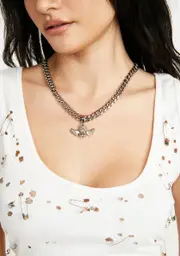 [Rare-Romance] Angel Extra Heavy Cuban Chain Necklace