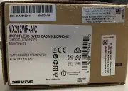 Shure MX202W-A/C White Overhead Microphone, Cardioid