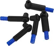 ZUNOXAZ 5pcs Brake Bleeder Adapter Brake Fluid Connector Fittings Easy to Use Air Fluid Bleeder Tools for Vehicle Maintenance Durable Design for Reliable Performance