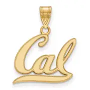 14k Gold LogoArt University of California Berkeley Medium Pendant