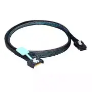 MCIO 4X SFF-8654 4I 38P to MINI SAS SFF-8087 server adapter Cable, PCIE Gen5