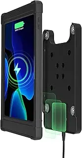 iPad Wireless Charger Magnetic Case – CTA Wireless Charging Magnetic Shockproof Case & Desk Stand Cover for 10.2" Inch iPad 7/8/9 Gen - iPad Air 3/4/5 & 10.5" Inch iPad Pro & More Tablets - (PAD-ICCB)