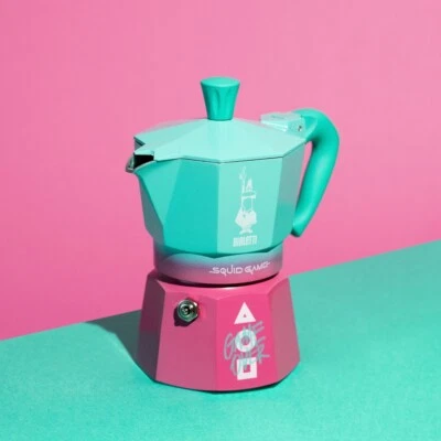 Squid Game 2 x Bialetti Limited Moka Pot 3-Cup 6-Cup Espresso Maker Netflix