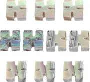 UPKOCH 10pcs Guitar Fretboard Dots Abalone Shell Inlay for Guitars Mandolins Ukuleles 4.5mm Size Ideal for Repair Manufacturing