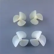 LUMIXE 2Pairs 2mm Motor Shaft Screw Propeller Dia 36mm 42mm Full Immersion 3 Blade Prop CW/CCW Parts ForRC DIY Bait Boat Tug Boat Propeller (Color : 2pairs 2x42mm)