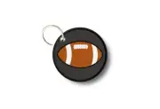 Keychain keyring patch print double sided us football ballon ball
