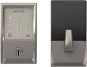 *1-Set* SCHLAGE Encode Smart Wi-Fi Deadbolt Century Satin Nickle BE489WB CEN 619