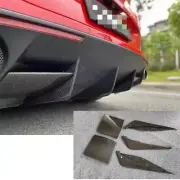 5pcs Carbon Fiber Car Rear Diffuser Bumper Lips for Ferrari California T 2015-18 (for: Ferrari)