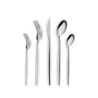 Karaca New Porto Elegance 60-Piece Cutlery Set for 12 People, Tablespoons, Ta...