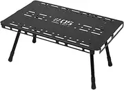 Portable Multifunctional Aluminum Folding Table for Camping Outdoor BBQ Tea Party (L)