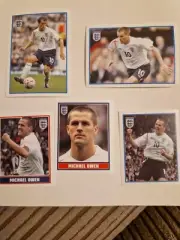 Merlin’s England 2006 Stickers Michael Owen x 5, #109, #110, #7, #168, #203
