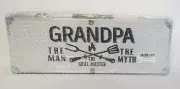 Grandpa the Myth the Legend The Grill Master -BBQ Set- Brand New Free Shipping!