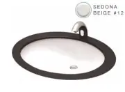 Toto LT569 Beige 17" Undermount Bathroom Sink With Overflow