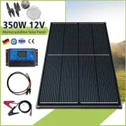 350W 12V Solar Panel Kit Mono Home Off Gird Battery Charging Power Bank 350 Watt