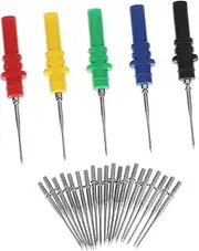 Parliky 1Set Non Destructive Multimeter Test Probe for Automotive Repair Insulation Piercing Clips Durable Wire Probing Tools for Accurate Voltage Testing and Diagnostics