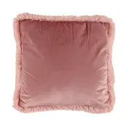 Maine & Crawford Kareem 50x50cm Soft Cushion w/ Fringing Sofa Pillow Dusty Pink