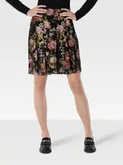 Floral Pleated Shorts