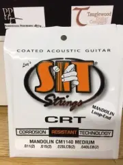 SIT CM1140 CRT Coated Phosphor Bronze Loop End Mandolin Strings