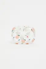 Print Cute Peach Print Air-pod Case