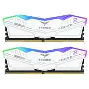 [Team Group] Team T-Force Delta RGB 64GB (2x32GB) 6000MHz CL38 DDR5 White
