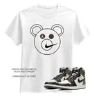 JORDAN 1 MOCHA T SHIRTS BY SALUTE AND CONQUER (BEAR)