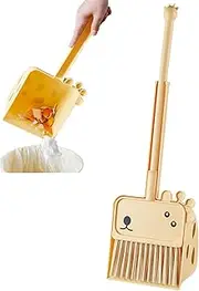 Kids Cleaning Set, Funny Housekeeping Play Set, Toy Broom |Giraffe Cartoon Kindergarten Children Broom, Dustpan , Baby Play House Toy, Mini Combination Children Cleaning Dustpan