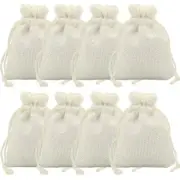 50PCS Burlap Bags with Drawstring 2.7 x 3.5 Inch Linen Bags for Christmas Wed...