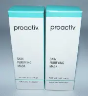 2 NIB Proactiv 1oz SKIN PURIFYING FACIAL MASK Proactive Acne Treatment Refining