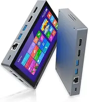 HEIGAOLAPC Mini PC Win 11 Pro,8GB 128GB eMMc,Celeron J4125 Processor(up to 2.7GHz) Micro Desktop Computer DDR4,4K Dual Display Ultra Thin Small PC WiFi6/BT5.2/USB3.0 Business