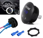 Volt Gauge Meter Voltage LED Digital Display DC 12V-24 Car SUV Panel Voltmeter