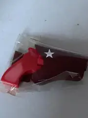 (G194) gomme eraser vintage japan seed sheriff gun