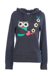 Gardening Owl Hoody--JUS-7672615L