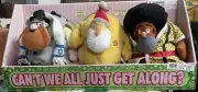 JIB JAB CAN’T WE ALL JUST GET ALONG?SCHLOMO HANUKKAH/SANTA CLAUSE/KWANZAA GUY